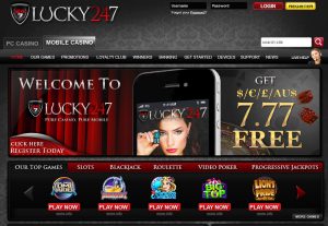lucky247 casino logo